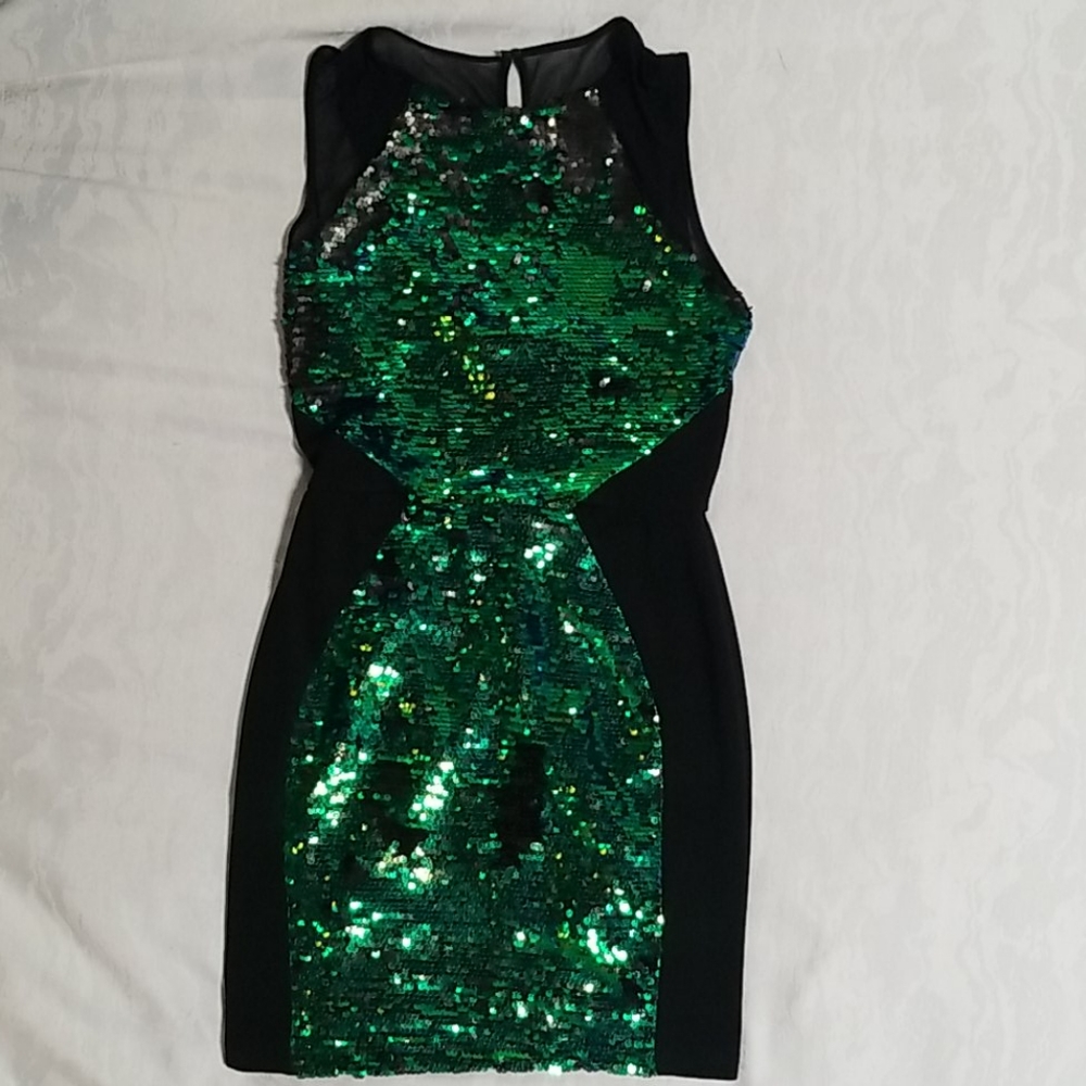 Adelyn Rae multicolored sequin dress